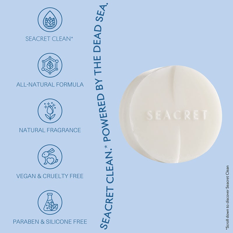 SEACRET Dead Sea Soap - Mineral Massage Bar Soap that Nourishes and Soothes the skin, 4.4 oz - Image 5