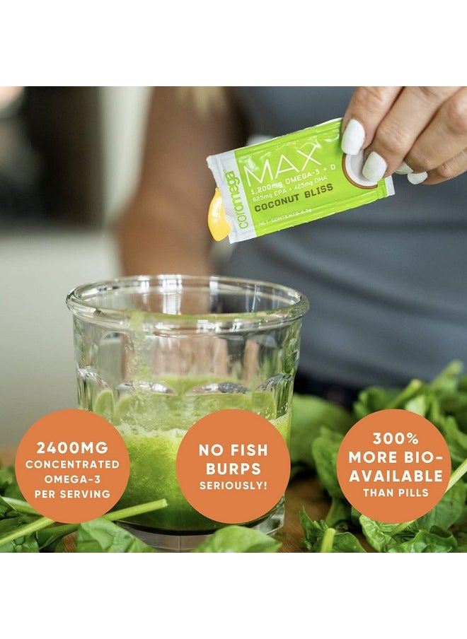 Max Super High Omega3 Fish Oil Squeeze Packets Dha And Epa Coconut Bliss 60Count - pzsku/Z575BAAAB5A94A2BC1046Z/45/_/1698059563/1aa14a4c-4a2c-44a3-a392-893f01bf6ff2