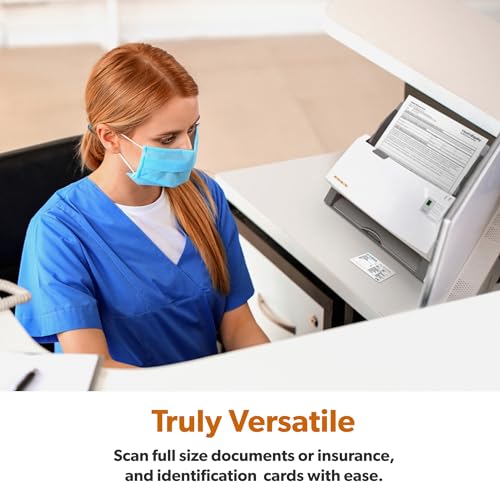 Ambir Technology ImageScan Pro 340 40ppm High-Speed ADF Scanner for Windows PC and Mac, White - Image 4