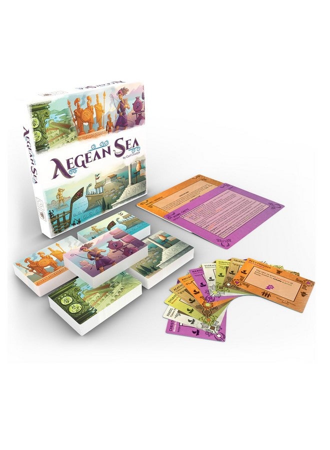 Asmadi Games: Aegean Sea - Strategy Card Game, Take Charge of Ancient Peoples, Ages 14+, 2-5 Players, 20 Min Per Player - Image 2