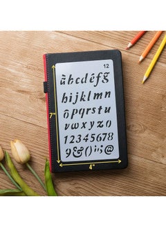 Mr. Pen Letter Stencils, 12 Pack, 4 X 7 Inch, Alphabet Stencils, Letter Stencil, Lettering Alphabet Stencil, Stencils, Stencils Letters And Numbers, Lettering Stencils, Bullet Journaling Stencils  - Image 3