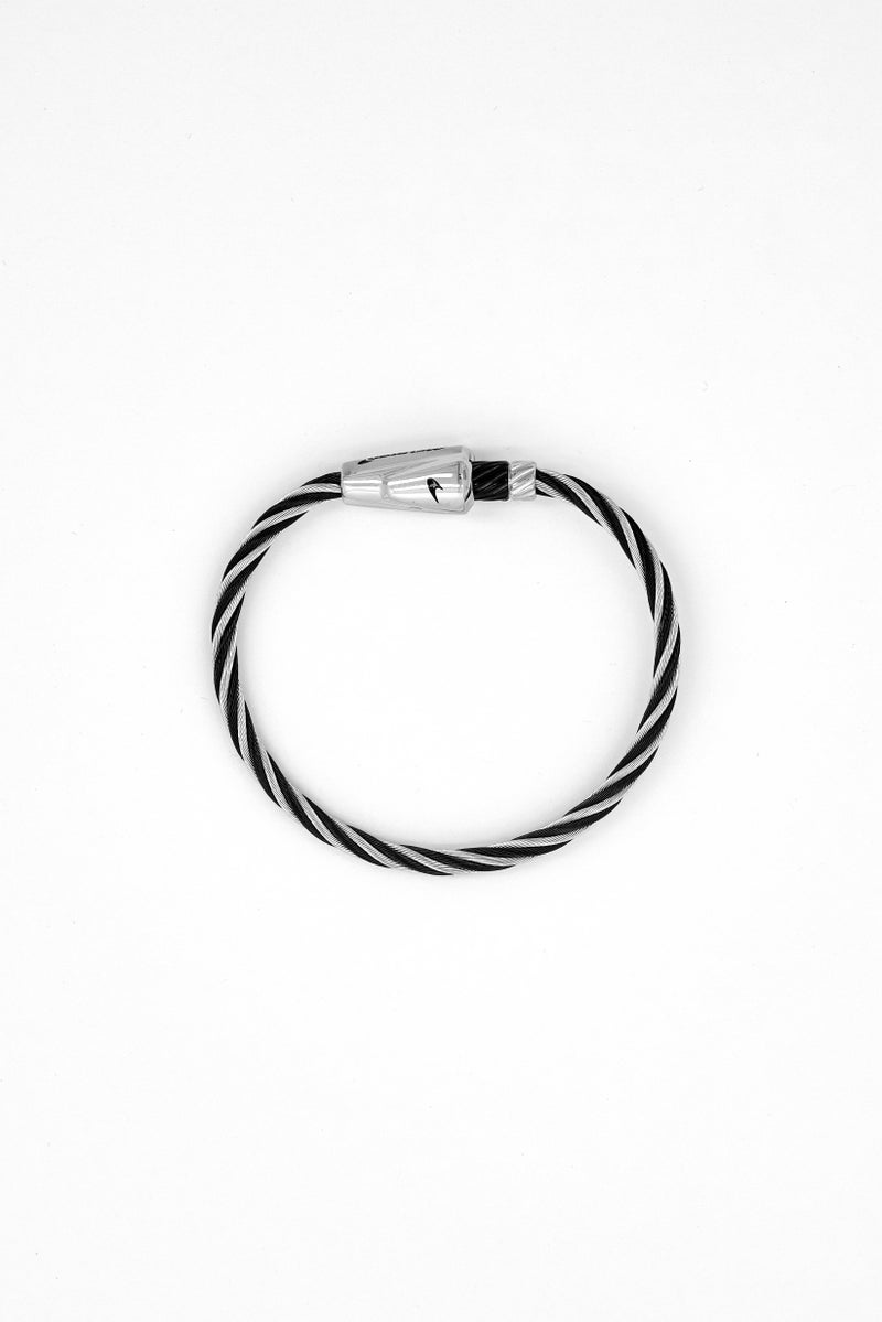 McLaren Men Stainless steel and Gun IP Braided Bracelet, Multicolor  - Image 4
