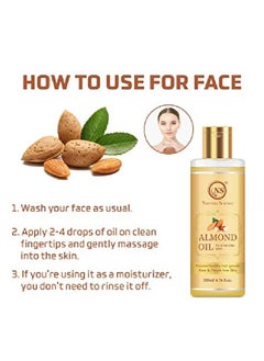 Nuerma Science Almond Oil For Hair and Skin 200ML  - Image 5