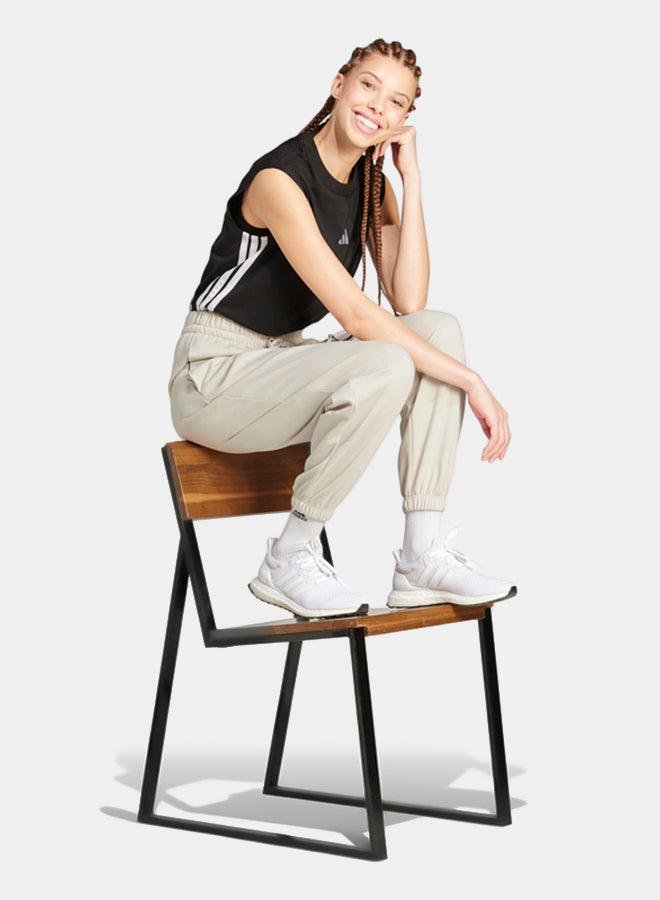 Adidas Essentials Small Logo French Terry Cuffed Joggers - Image 3
