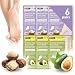 Innerest Original Derma Beauty Foot Mask 6 Pairs Shea Butter + Avocado Moisturizing Foot Mask Body Exfoliator Callus Remover Foot Bath Pedicure Supplies - Image 2