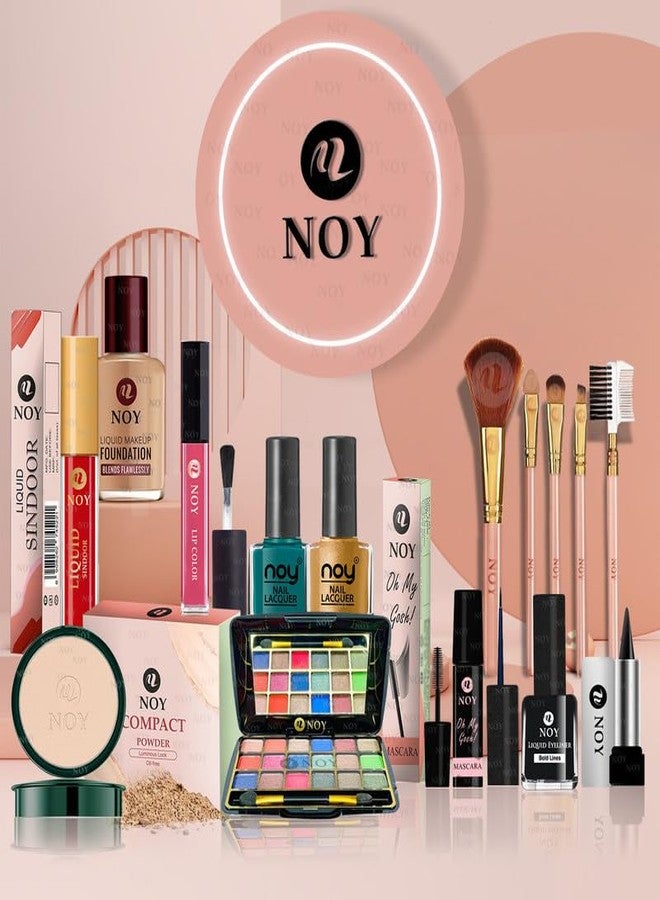 NOY Flawless Fusion Ultimate Makeup Combo Perfectly Blended Looks for Girls 100% Toxic Free Ingredients & Lightweight NO#310 (Pack of-15) - Image 2
