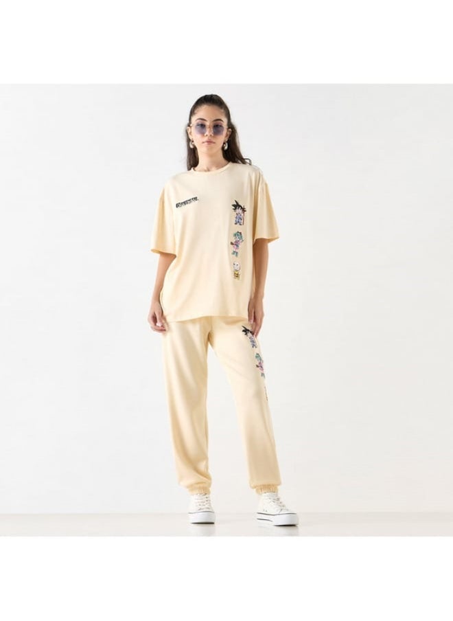 SP Characters Dragon Ball Z Embroidered T-shirt with Crew Neck and Short Sleeves  - Image 3