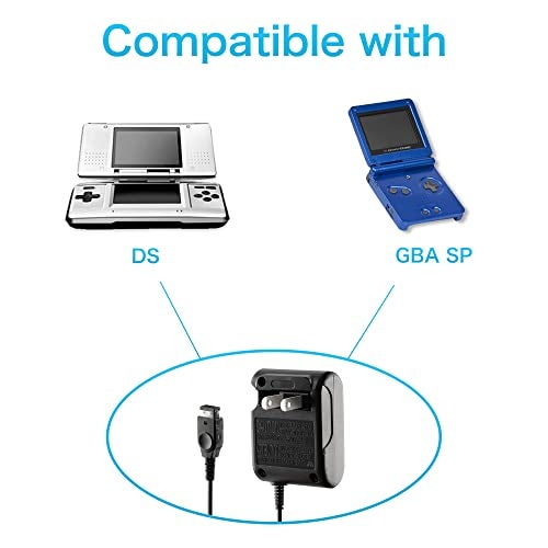 Xahpower Charger for Gameboy Advance SP, AC Adapter for Nintendo NDS and Game Boy Advance SP Systems, Wall Travel Charger Power Cord Charging Cable 5.2V 450mA for GBA SP - Image 2