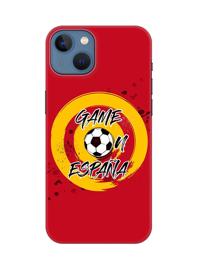Stylizedd Case for Apple iPhone 14 Plus Case Slim Snap Classic Series Mobile Cover Hard PC Shield Matte Finish Print - Game on Spain