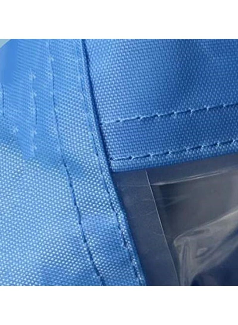 Blue Air Conditioner Cleaning Dust Washing Cover Clean Waterproof Clear Protector Tool Air Conditioner Cover