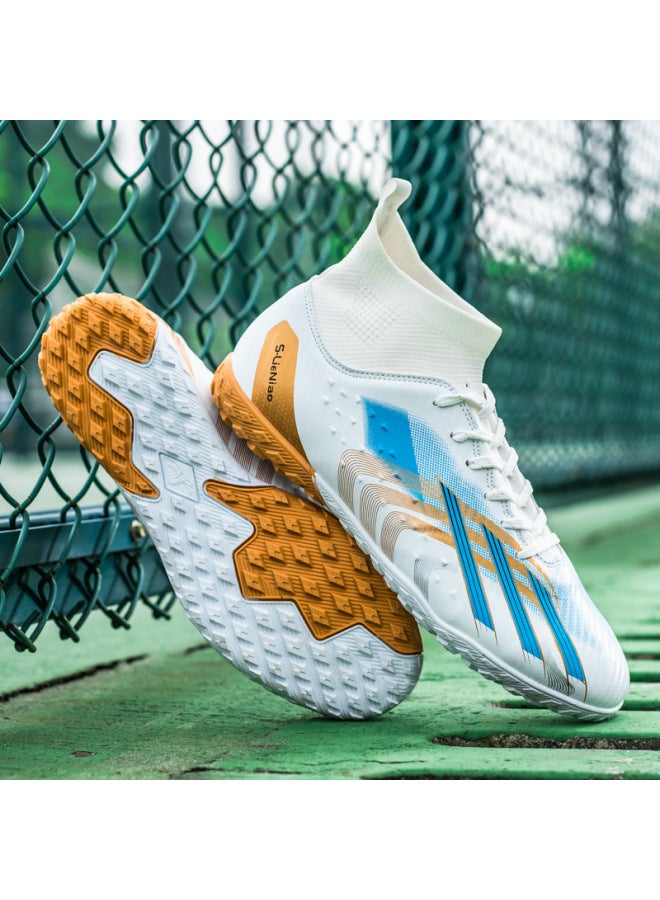 High-end Studded Football Shoes For Boys, Girls, And Adults, Breathable And Anti-slip Training Shoes, Long Studs Professional Sports Shoes