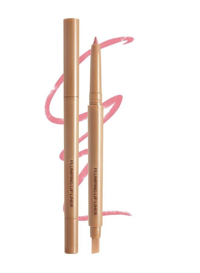 Hxssll Matte Lip Liner Pencil, Long-Lasting Creamy Formula with Silicone Smudger, Waterproof Non-Staining Crayon for Lip Contouring, Plump Define Sculpting 01# - Image 1