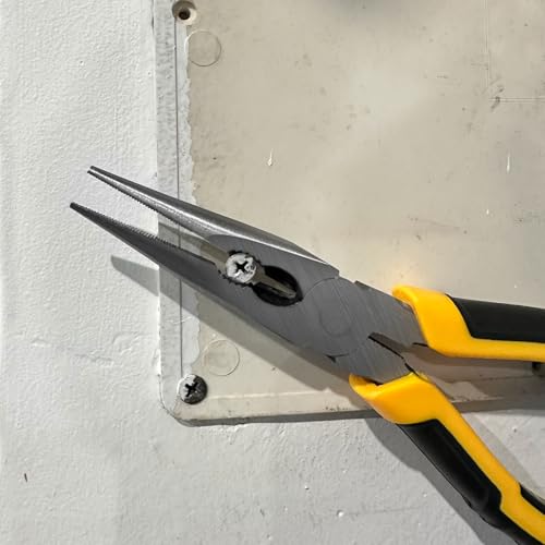 Zthluyc Needle Nose Pliers with Wire's Cutter - Long Nose pliers, Needlenose Pliers,Needle-nose Pliers, Needle Nose Plyers can Screw Loose Nuts and Wind/Cutter Wire's ect.（8.1 in） - Image 3