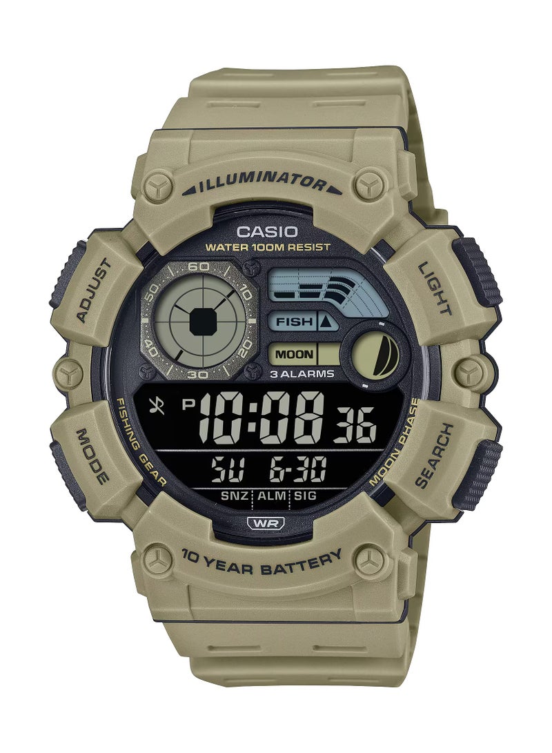 Illuminator Digital Resin Band Watch WS-1500H-5BV