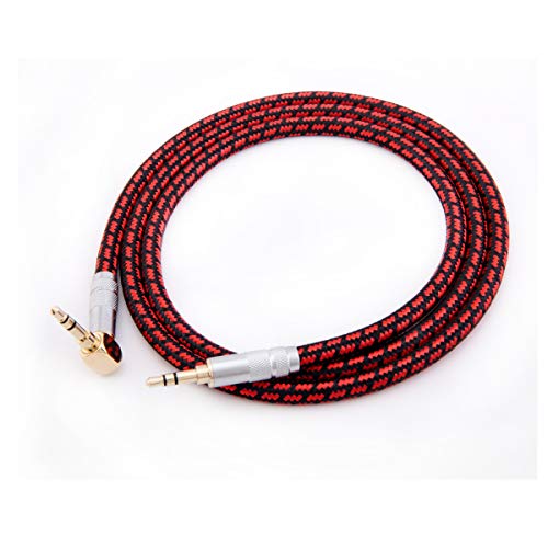 Primeda 3.5mm Aux Cord 2.5ft/0.75m,Audiophile Stereo Audio Cable Braided Gold-Plated Unbreakable for Laptop Tablets,Headphones, Smartphones,Cars,MP3 Players - Image 4