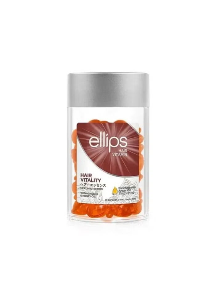 أليبس فيتامين الشعر إليبس مع زيت الجينسنغ والعسل 50 كبسولة - Image 1