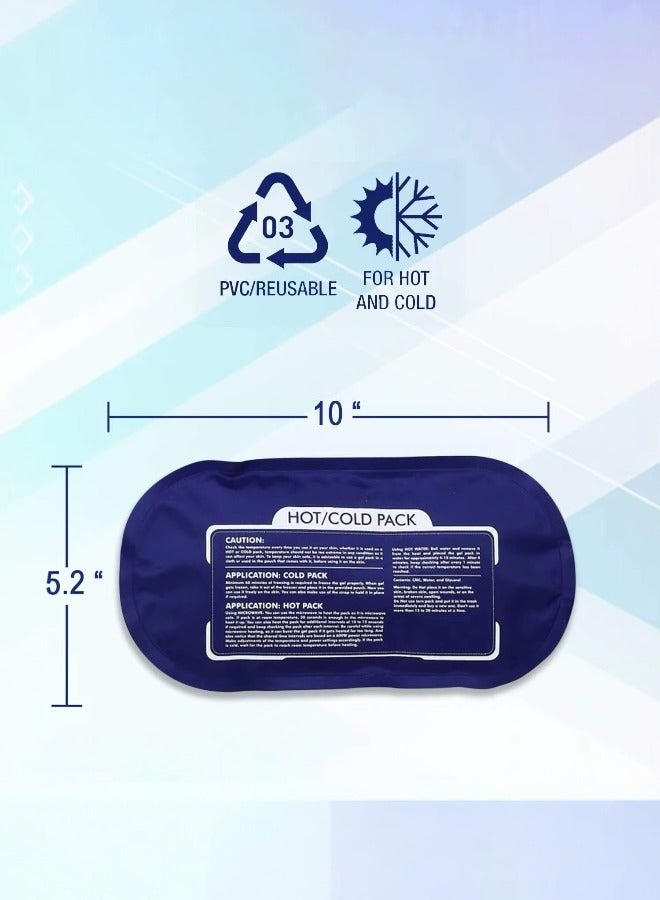 Lifenpure Reusable Hot and Cold Therapy Gel Wrap Support Injury Recovery Alleviate Joint and Muscle Pain  Adjustable And Flexible for Knees Back  Shoulders Arms and Legs - Image 2