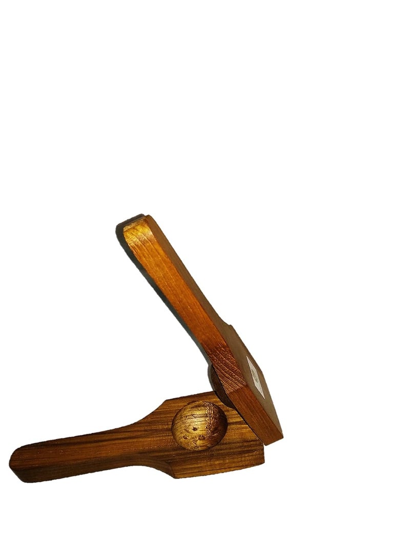 ARMAN SPOONS WOODEN LEMON SQUEEZER AND MASHER FOR JUICE LEMONADE JUICER HANDMADE TEAK WOOD MANUAL PRESSURE FOR LEMON JUICE HANDMADE JUICER FOR NIMBU PAANI - Image 5