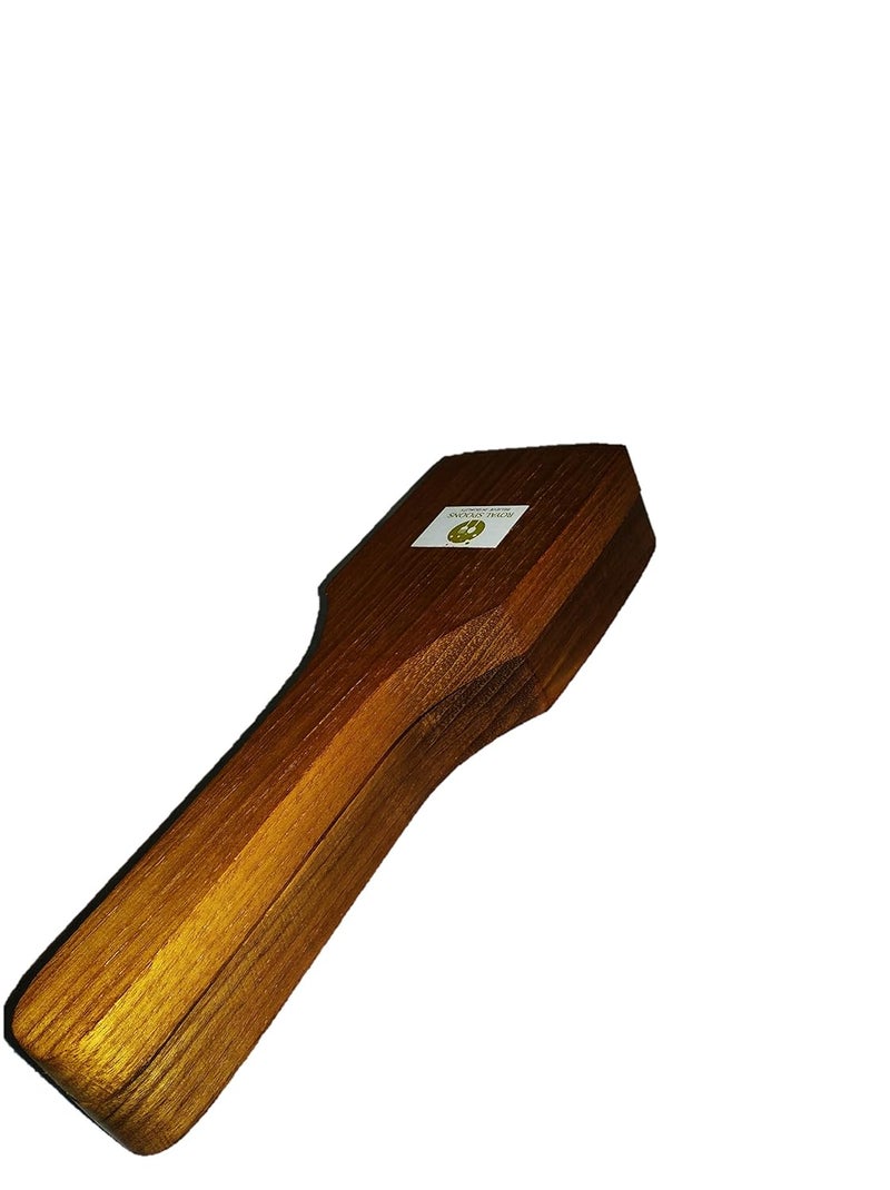 ARMAN SPOONS WOODEN LEMON SQUEEZER AND MASHER FOR JUICE LEMONADE JUICER HANDMADE TEAK WOOD MANUAL PRESSURE FOR LEMON JUICE HANDMADE JUICER FOR NIMBU PAANI - Image 4