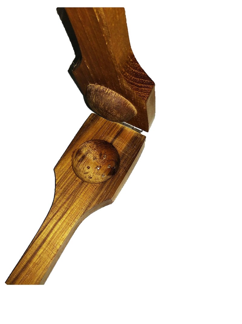 ARMAN SPOONS WOODEN LEMON SQUEEZER AND MASHER FOR JUICE LEMONADE JUICER HANDMADE TEAK WOOD MANUAL PRESSURE FOR LEMON JUICE HANDMADE JUICER FOR NIMBU PAANI - Image 2