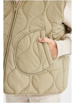 DeFacto Girl Regular Fit Hooded Sleeveless Vest  - Image 4