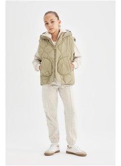 DeFacto Girl Regular Fit Hooded Sleeveless Vest  - Image 5