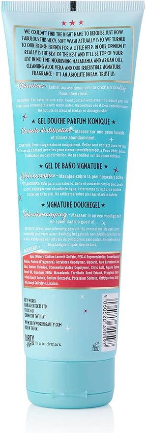 Dirty Works Crme de la Crme Creamy Body Wash Luxury Shower Gel 280ml - Image 2