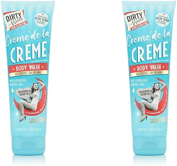 Dirty Works Crme de la Crme Creamy Body Wash Luxury Shower Gel 280ml - Image 1