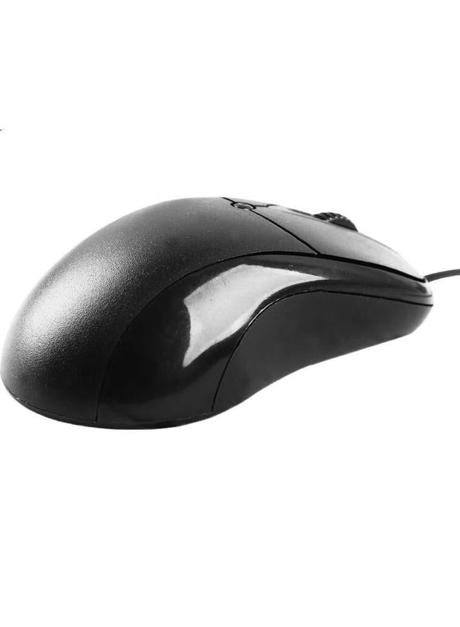 Gesobyte M200 Ps2 Wired Office Mouse, Desktop Computer Specific, Office And Home Use P-Port Round Interface, Corporate Bulk Purchase, Vat Invoice Available, Black - Image 2