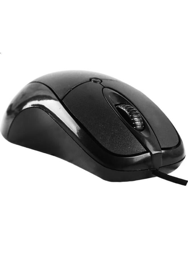 Gesobyte M200 Ps2 Wired Office Mouse, Desktop Computer Specific, Office And Home Use P-Port Round Interface, Corporate Bulk Purchase, Vat Invoice Available, Black - Image 1