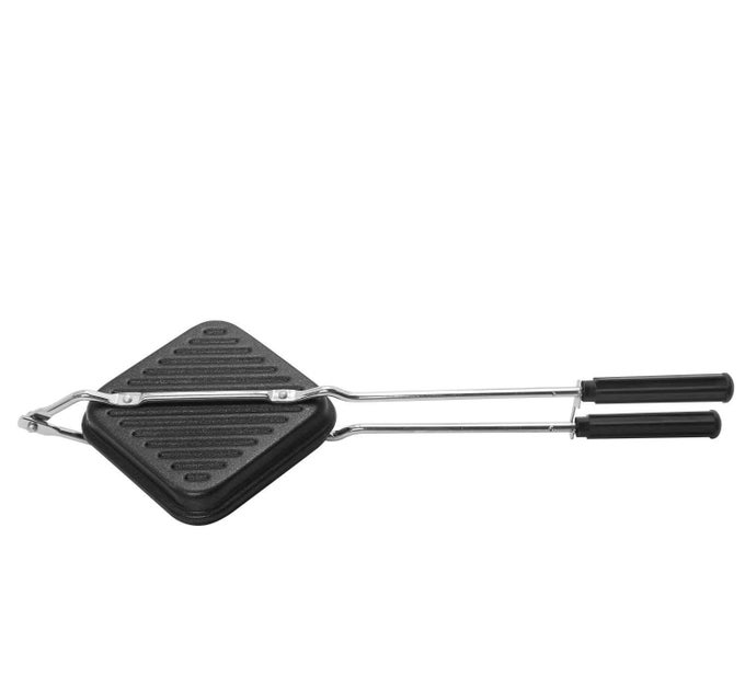 GRILL AND TOAST SANDWICH MAKERGAS TOASTER WITH NONSTICK COATING 1 PIECE BLACK