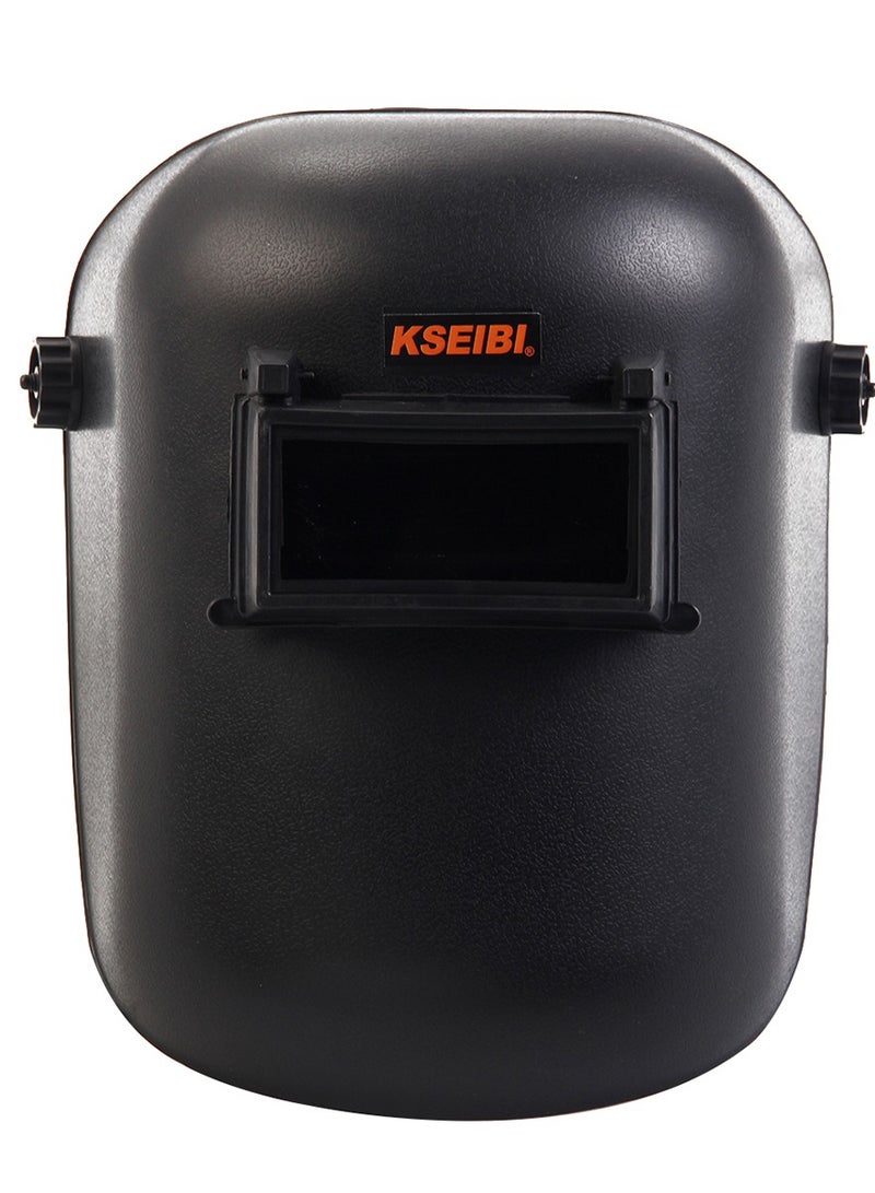KSEIBI Welding Mask / Whp050, Black Lens, Dark Lens, Large Viewing Screen, Light Weight, Safety Equipment, for Processing Workshops, Welding Applications to Protect Eyes and Face from Intense Light, Sparks, and Debris.  - Image 2