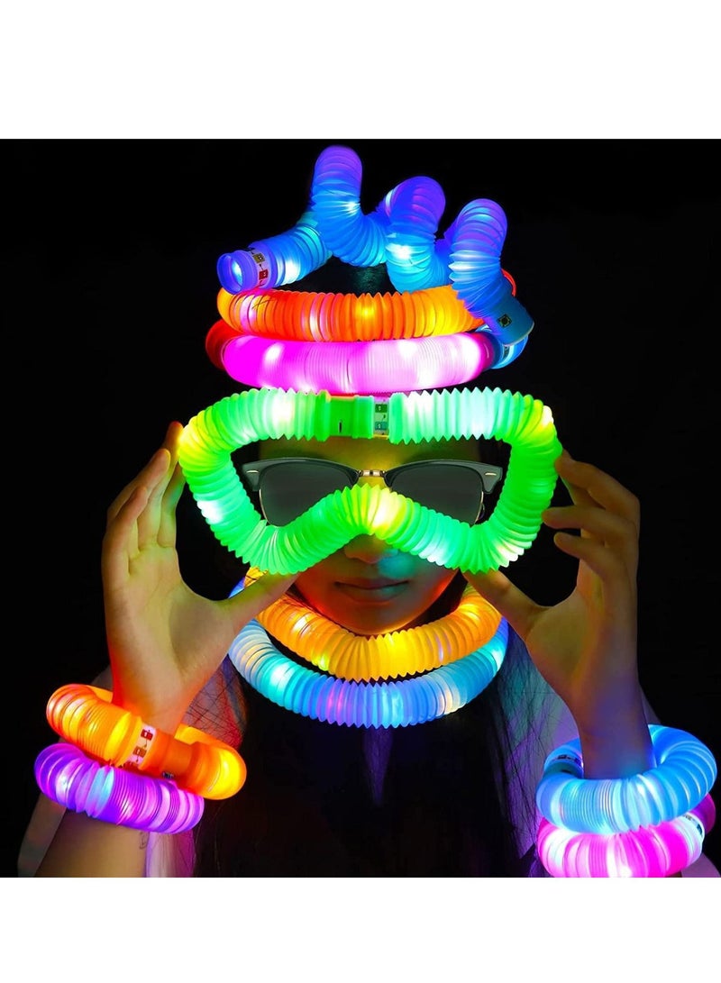 SYOSI Glow Sticks Bulk Party Favors 12 Pack for Kids Light Up Tubes in the Dark Supplies Toys Bags Stuffers Birthday Return Gifts - Image 2