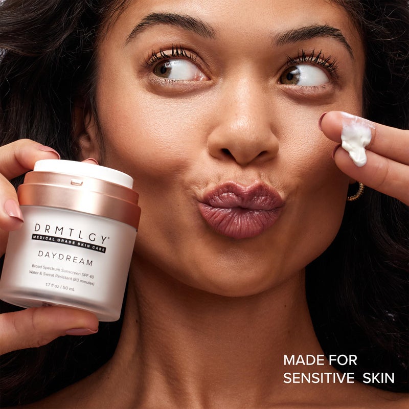 DRMTLGY Day Dream Sunscreen & Face Moisturizer SPF 40 â€“ Water & Sweat-Resistant Sunscreen for Sensitive Skin â€“ UVA/UVB Protection, Skin Care & Makeup Friendly - Image 4