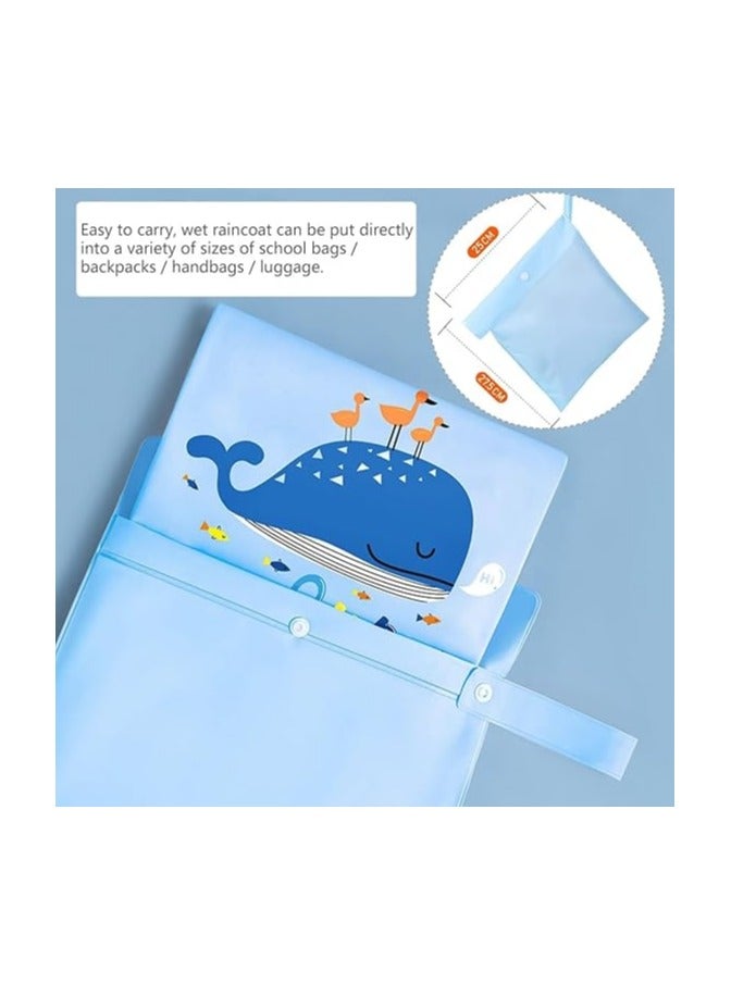 **معطف مطر للأطفال، بونشو مطر للأطفال، بونشو مطر للأطفال القابل لإعادة الاستخدام مع غطاء رأس، معطف مطر محمول للأطفال، معطف مطر للأطفال، معطف مطر كرتوني للأطفال** - Image 4