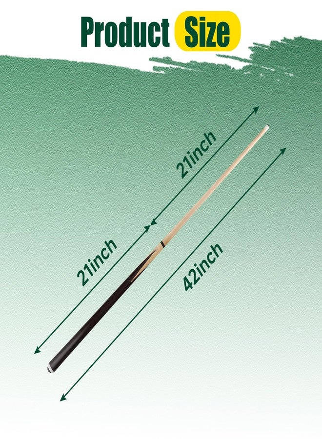 HMQQ Pool Cue Stick/Billairds cue Stick Pool Stick 58" Set of 2/Set of 4 /Set of 4 20OZ, 48" Set of 2/ Set of 4, with Different Weight/Size/Quantity (42" Set of 2) - Image 4