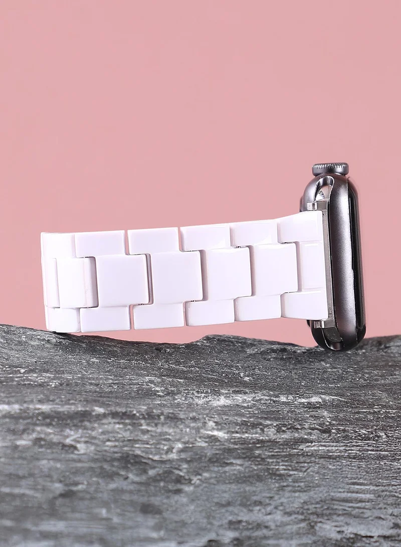 Haute Sauce  Women's H-Link Watch Strap - Chalk White for Women | Best Price UAE