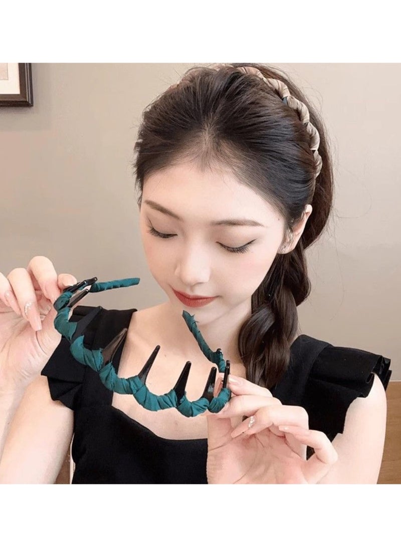 KHAJUL 2PCS Simple Matte Headbands Non-slip Head Hoop Hair Band Women's Hair Accessories - Image 4