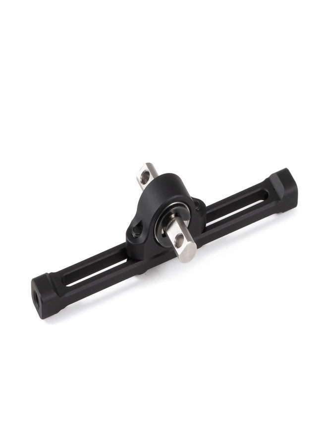 ZMHOBBY Adjustable Carrier Bearing 70mm Width Transfer Case, Aluminum Alloy CNC Machined for 1/10 RC Crawler LCG Chassis Cheater Rigs Comp Build (Black) - Image 1