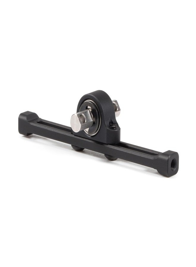 ZMHOBBY Adjustable Carrier Bearing 70mm Width Transfer Case, Aluminum Alloy CNC Machined for 1/10 RC Crawler LCG Chassis Cheater Rigs Comp Build (Black) - Image 5