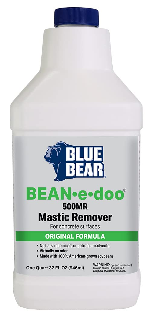 BLUE BEAR 500MR Mastic Remover for Concrete Quart - Image 5