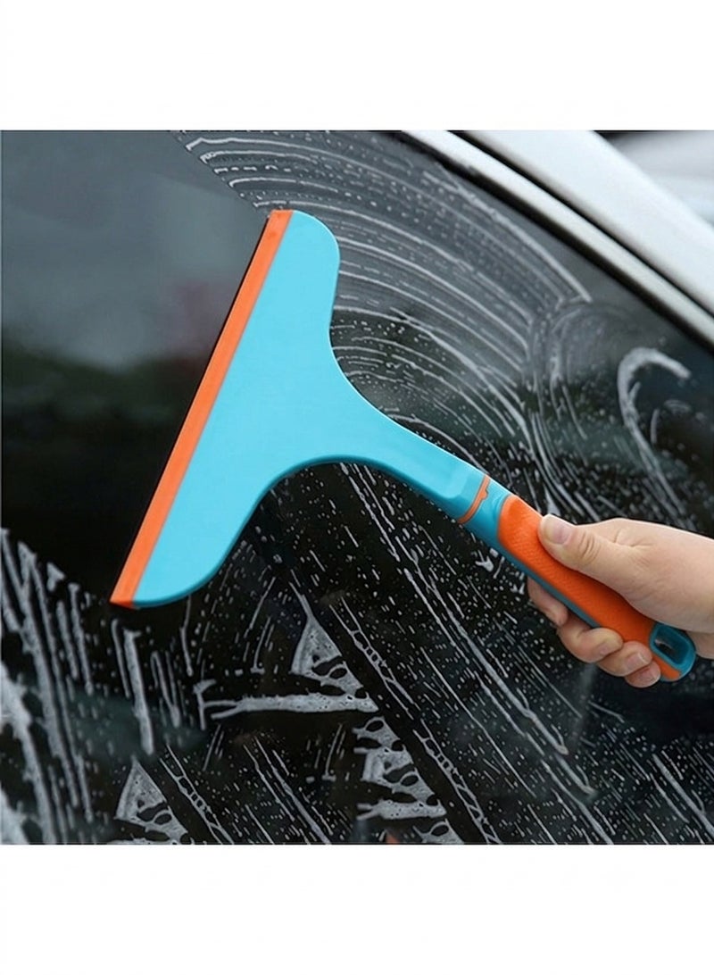 Multifunctional Glass Cleaning Brush 24 cm Window, Desk, Wall, and Glass Cleaner Scraper with Squeegee Wiper, Durable and Efficient Household Cleaning Tool - Image 4