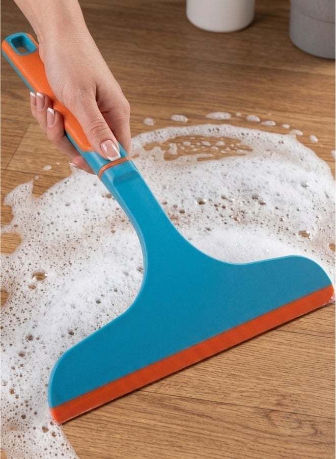 Multifunctional Glass Cleaning Brush 24 cm Window, Desk, Wall, and Glass Cleaner Scraper with Squeegee Wiper, Durable and Efficient Household Cleaning Tool - Image 3