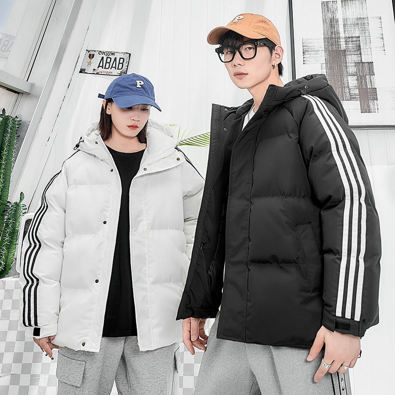 2023 Trendy Cotton-Padded Jacket Men'S Winter Coat Winter Cotton-Padded Coat Men'S Fashion Brand Down Couple Cotton-Padded Coat - Image 1