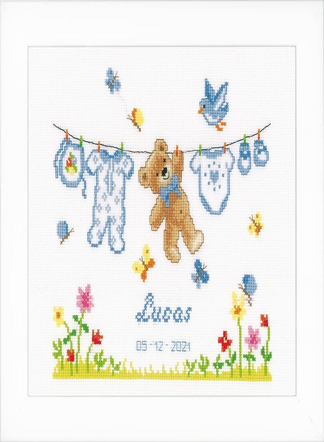 Vervaco Cross Stitch, Birth Bear (14 Count) - Image 4