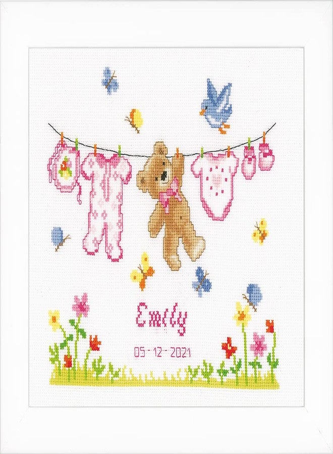 Vervaco Cross Stitch, Birth Bear (14 Count) - Image 5