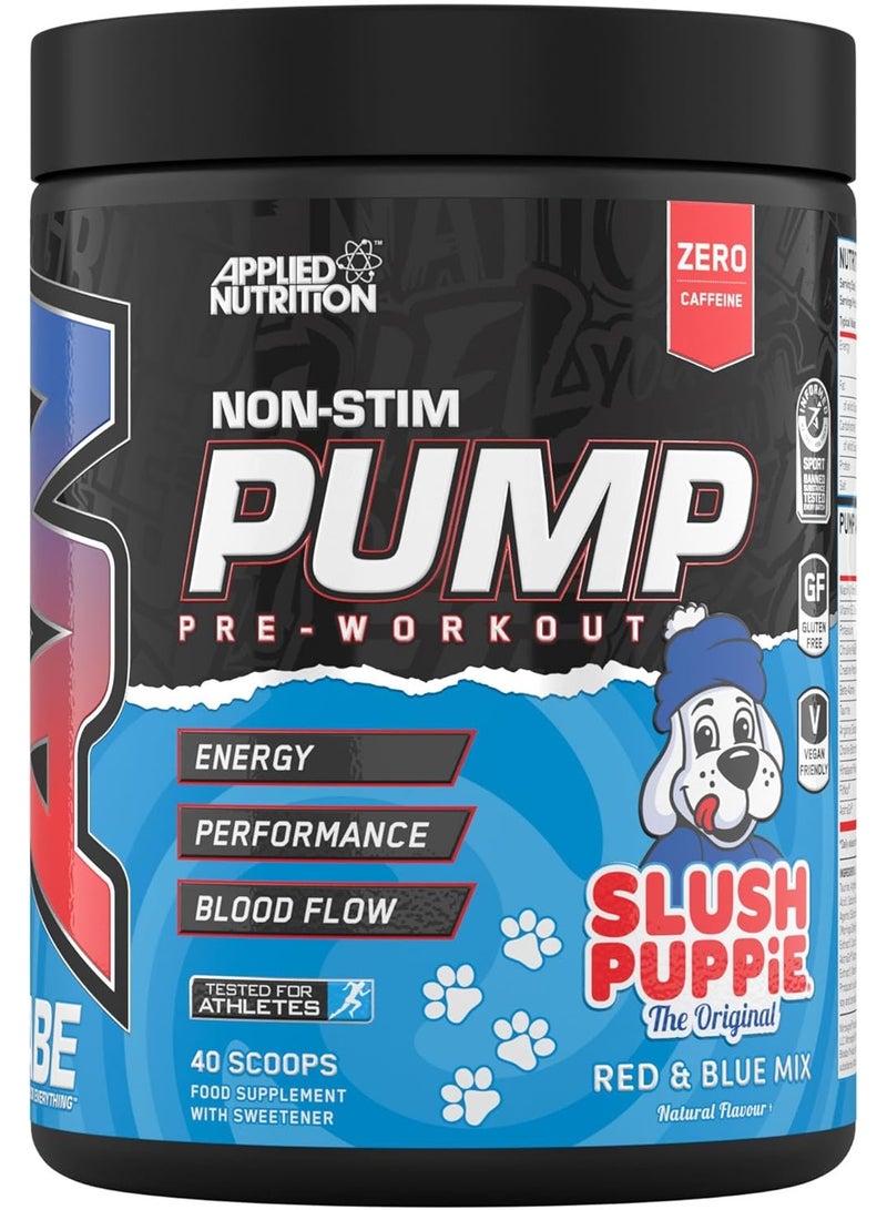 Applied Nutrition ABE Pump Pre Workout Stim Free -  (40 Scoops, 500 gm - Slush PuppiE) - Image 1