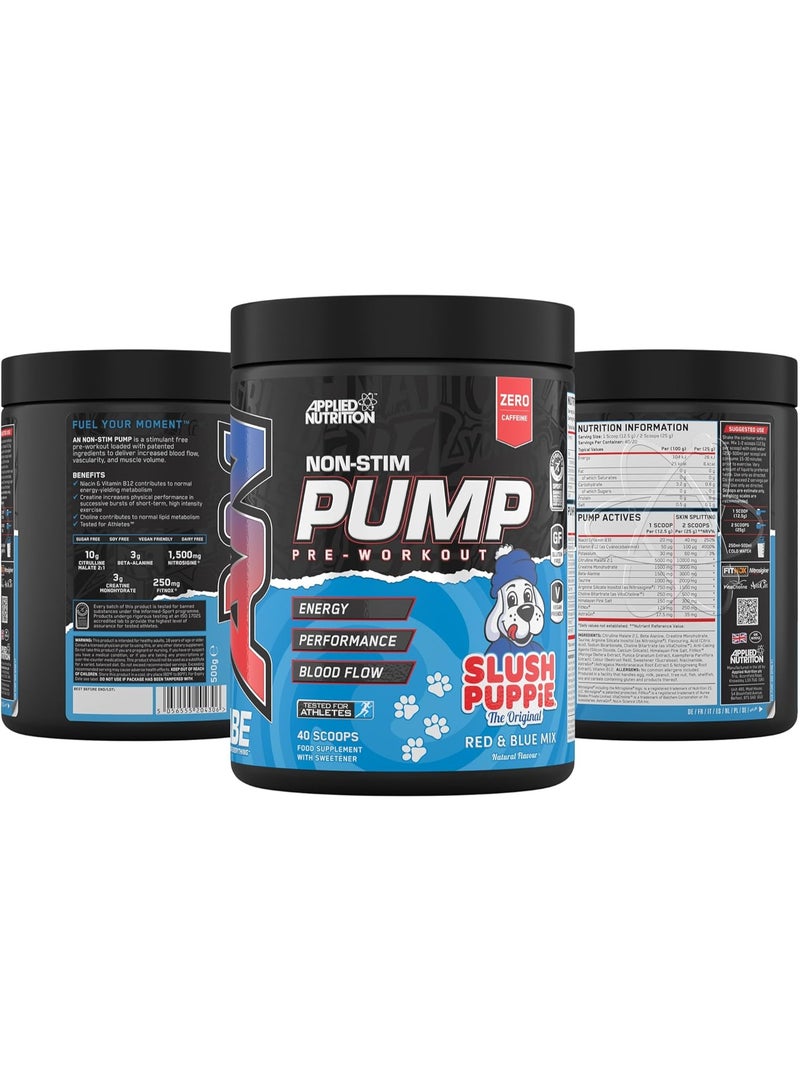 Applied Nutrition ABE Pump Pre Workout Stim Free -  (40 Scoops, 500 gm - Slush PuppiE) - Image 4