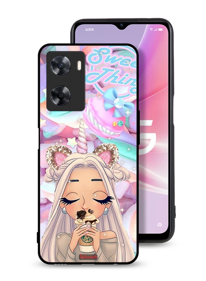 Tolwak Oppo A77 4G Protective Case Cover Sweet Thing - Image 1