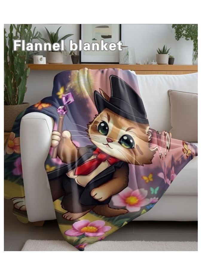 general Baby and children's cartoon flannel thin blanket (warm and comfortable, suitable for sleep, games) 70cm*100cm - 1061 - Image 4
